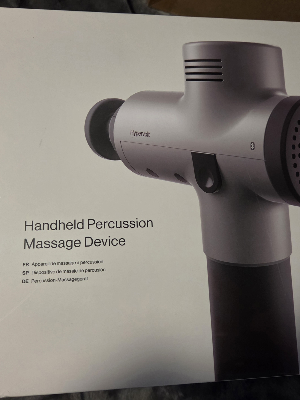 Handheld Percussion Massage Device - Gray